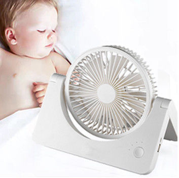 Schreibtisch installieren wieder aufladbaren Mini Fan With DC-Motor Mesh Removable USB-