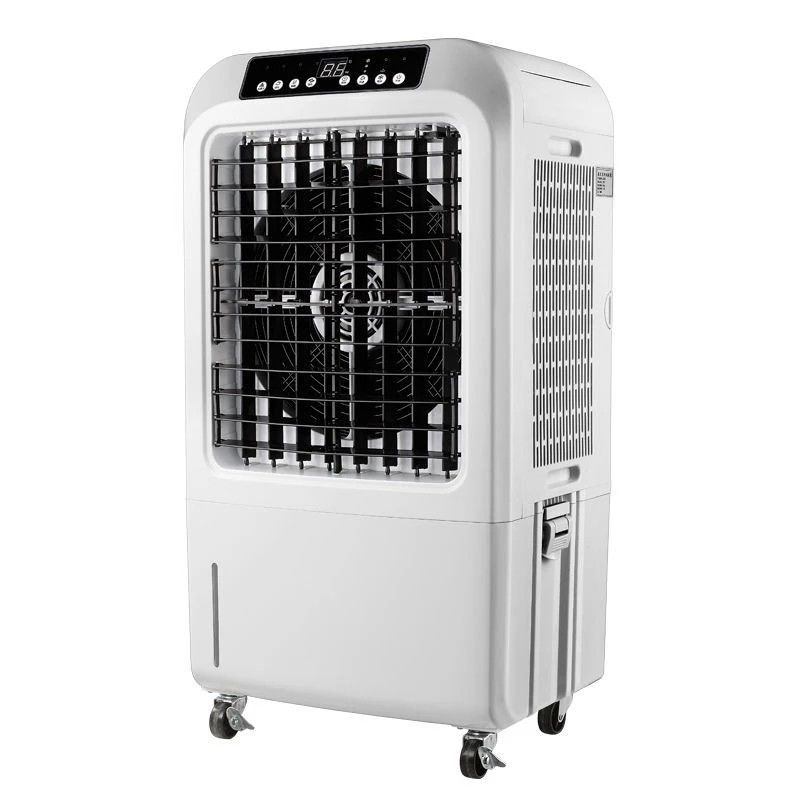Portierbarer Innenluftstrom des wasser-Luftkühler-3200m3/h mit kupfernem Motor 36*48*91cm